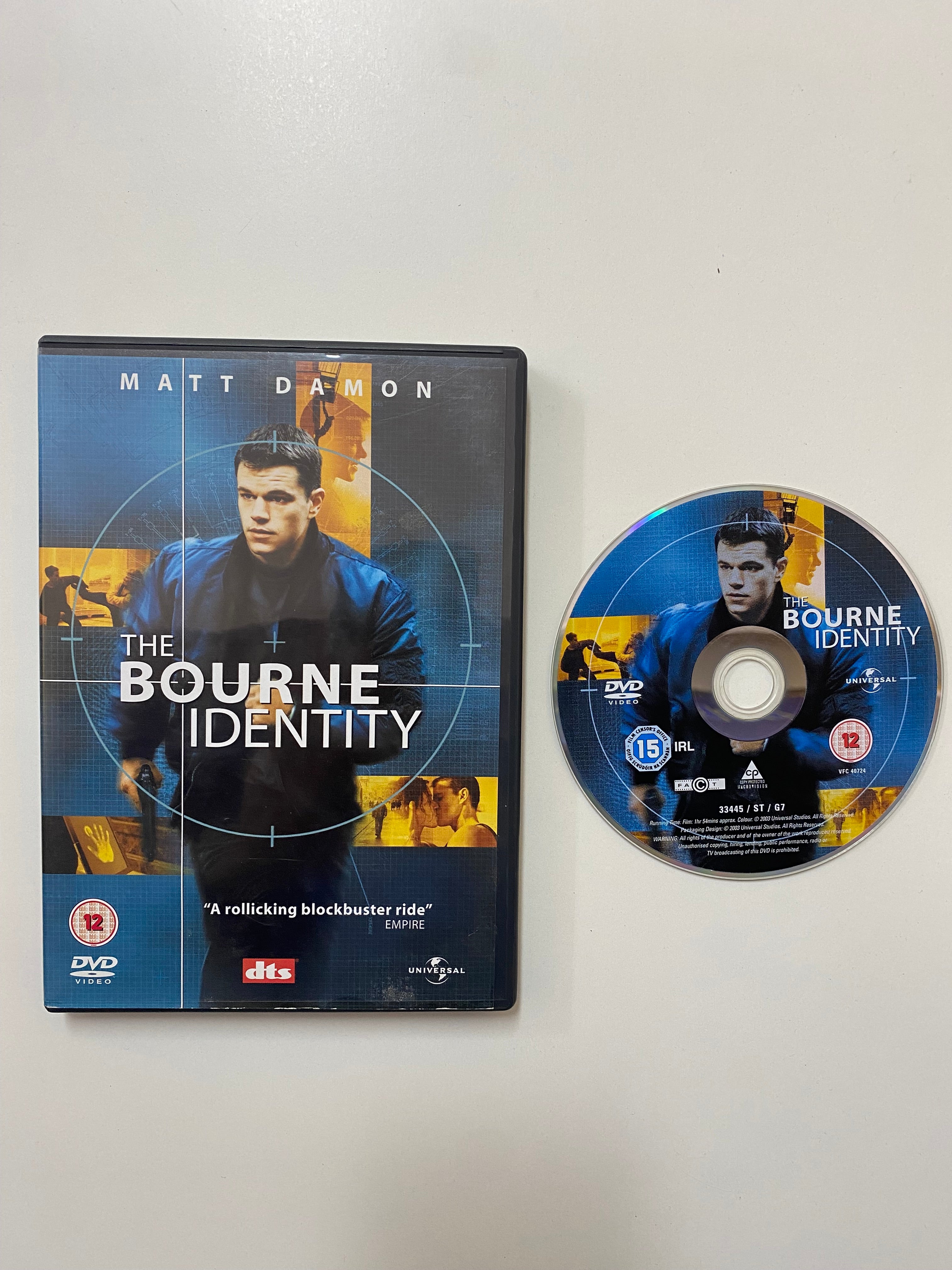 The Bourne Identity DVD - Pre-owned