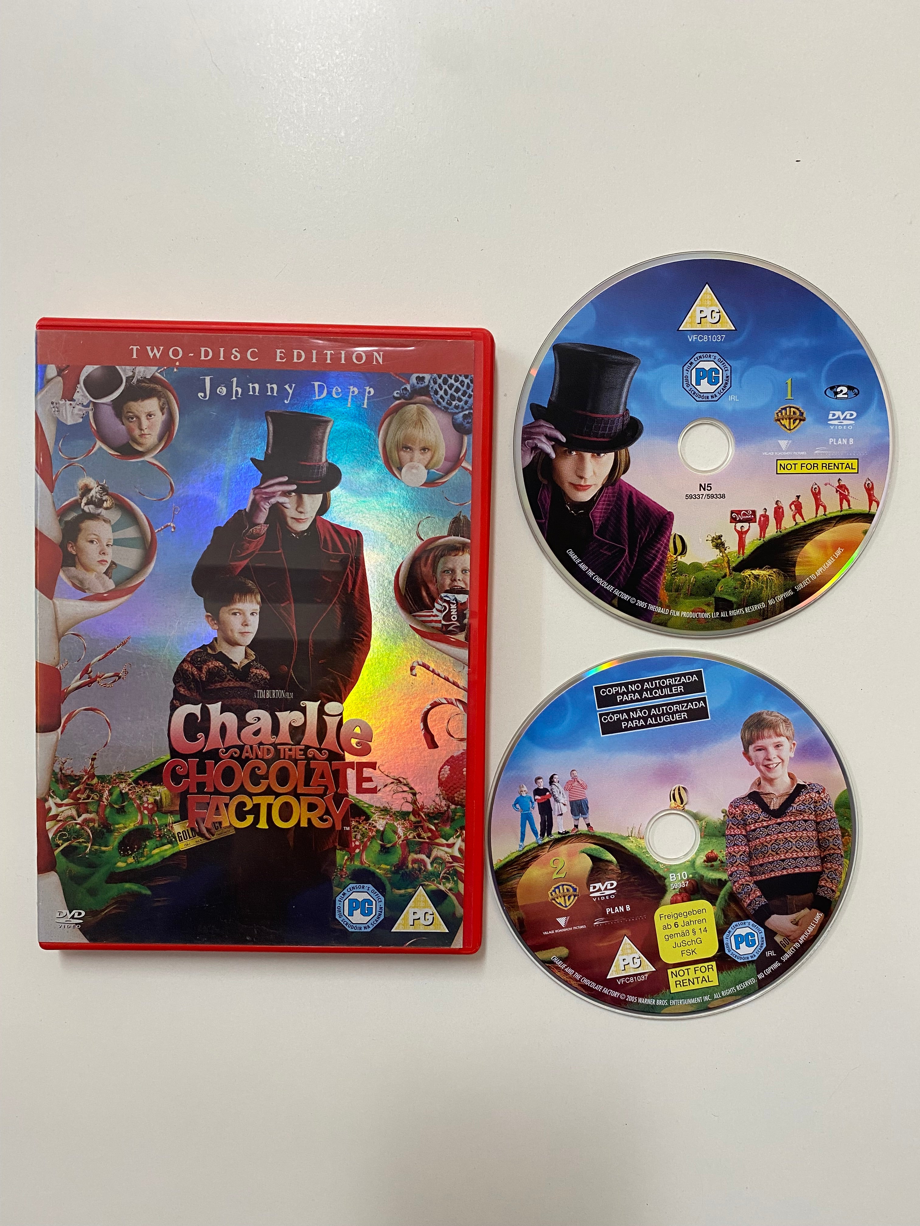 Charlie and the Chocolate Factory DVD - Pre-owned