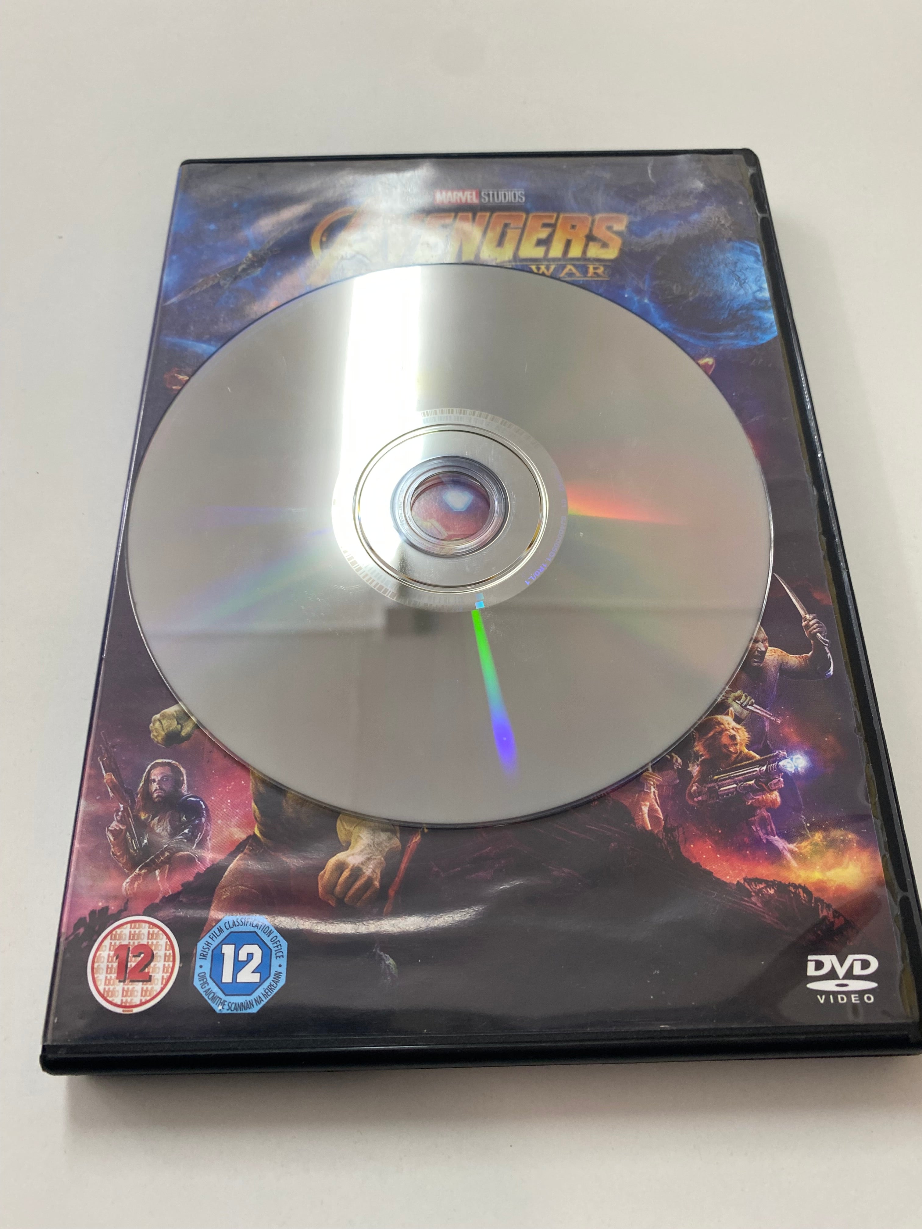 Avengers Infinity War DVD - Pre-owned