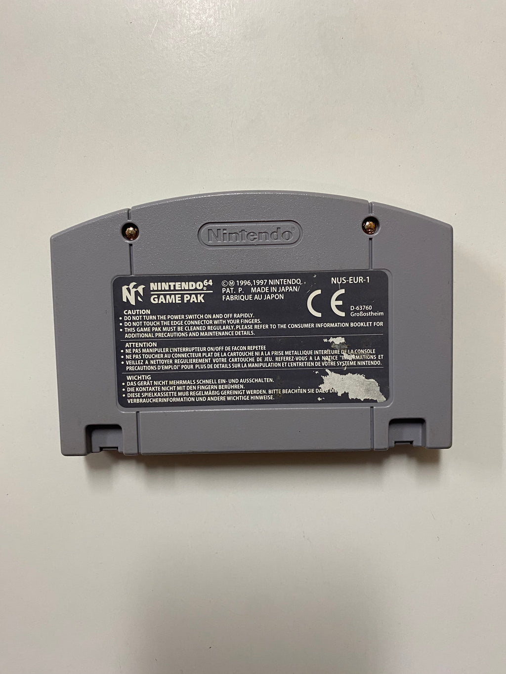 Nintendo 64 - Resident Evil 2 Game
