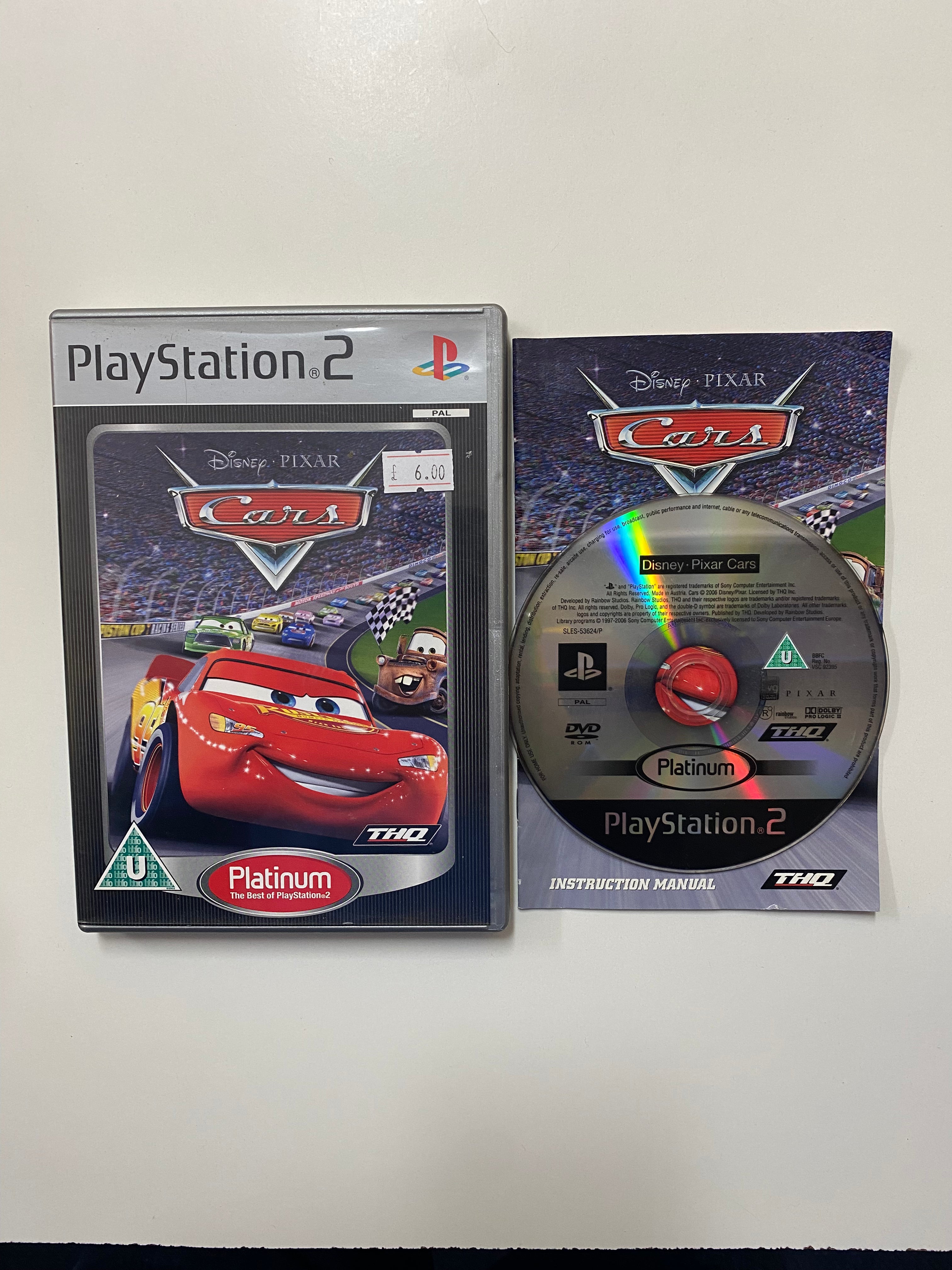PlayStation PS2 - Disney Pixar Cars Platinum