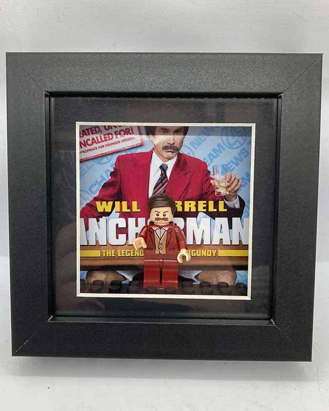 Mini Figure Frame - Anchorman - Single