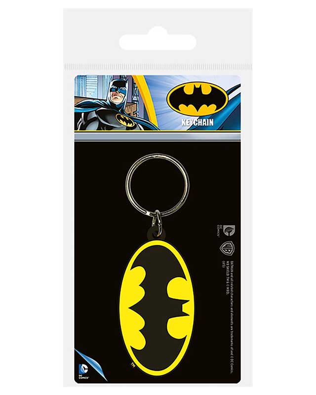 Batman PVC Keychain - Bat Symbol