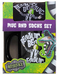 Beetlejuice Mug and Socks Set