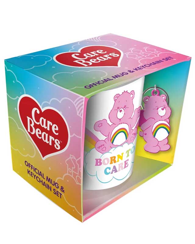 Care Bears Mug and Keyring Set - Born to Care