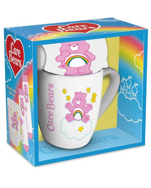 Care Bears Mug and Socks Set - Cheer Bear