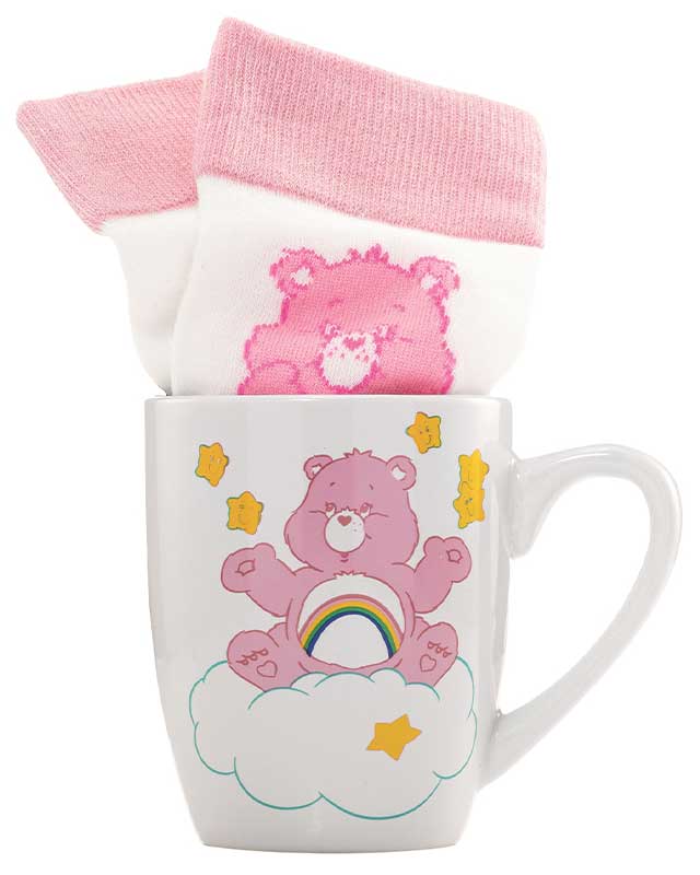 Care Bears Mug and Socks Set - Cheer Bear
