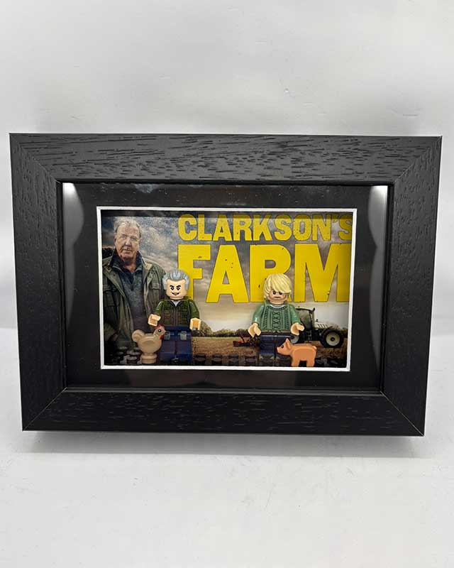 Mini Figure Frame - Clarkson's Farm Jeremy and Kaleb - Duo
