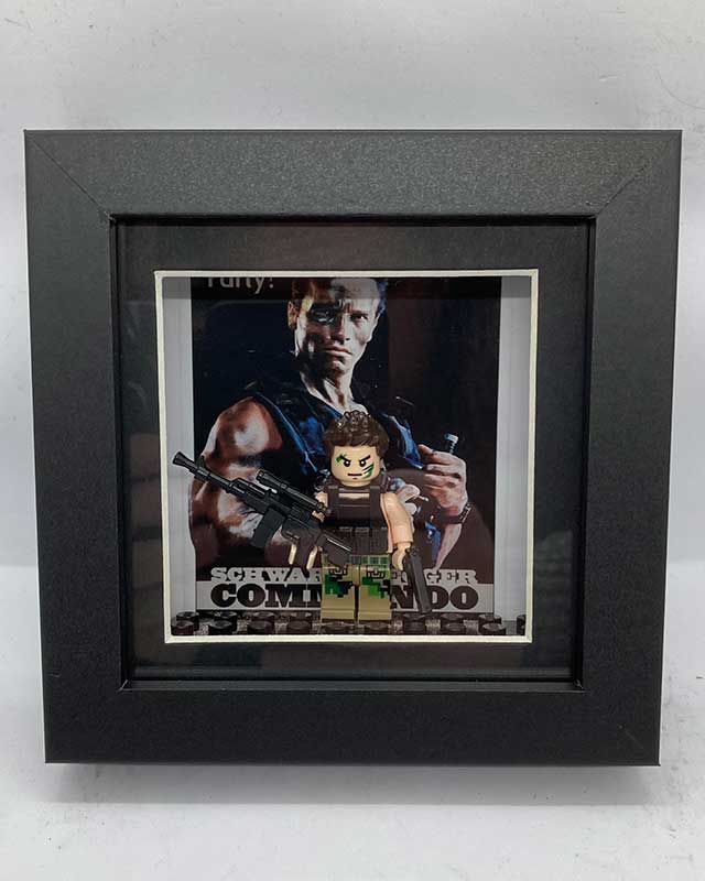 Mini Figure Frame - Commando - Single
