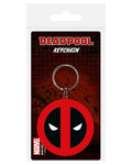 Deadpool PVC Keychain - Mask Symbol