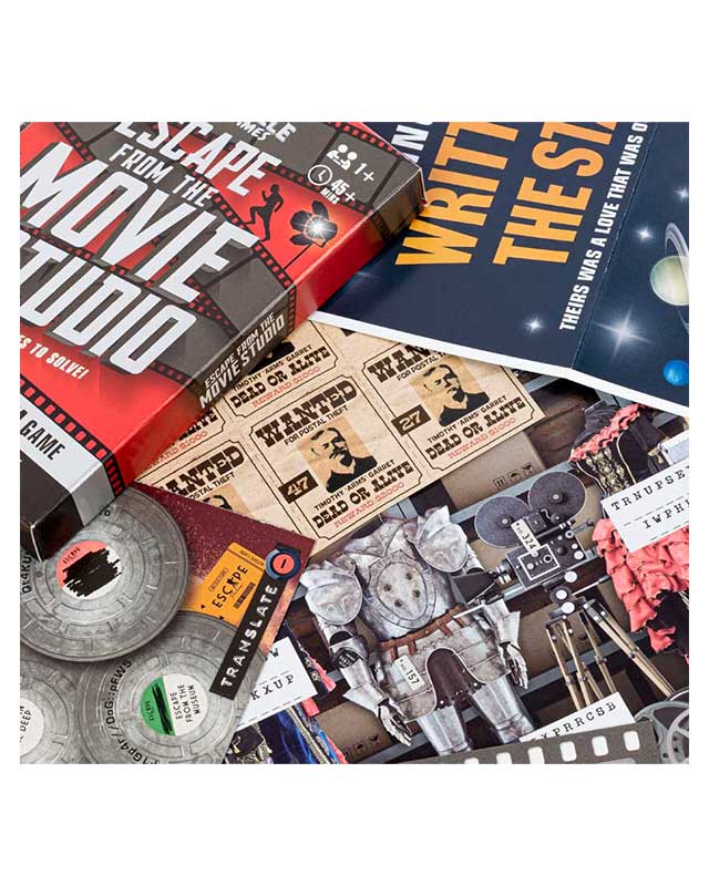 Escape From the Movie Studio - Tabletop Escape Room Game