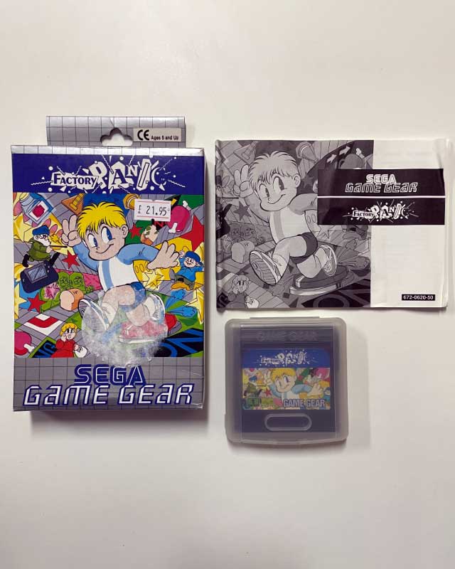 Sega Game Gear - Factory Panic
