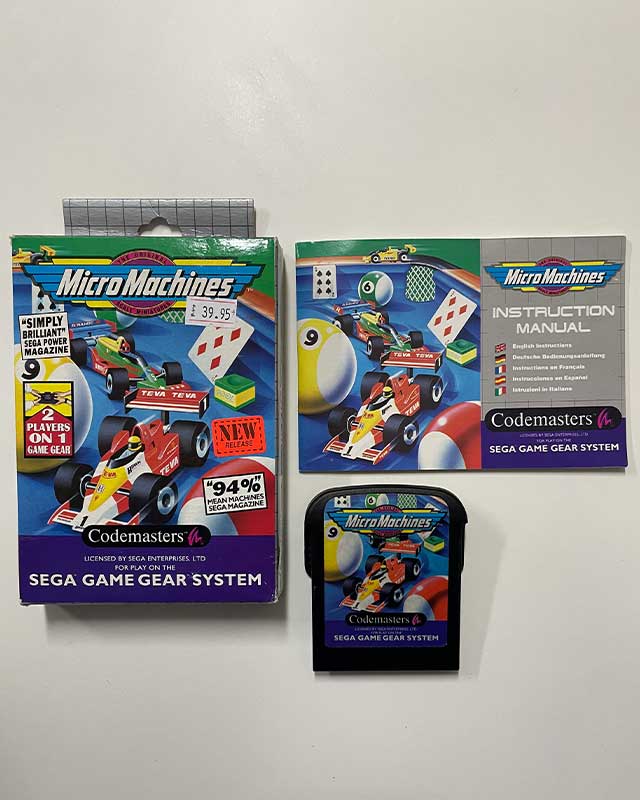 Sega Game Gear - Micro Machines - Boxed