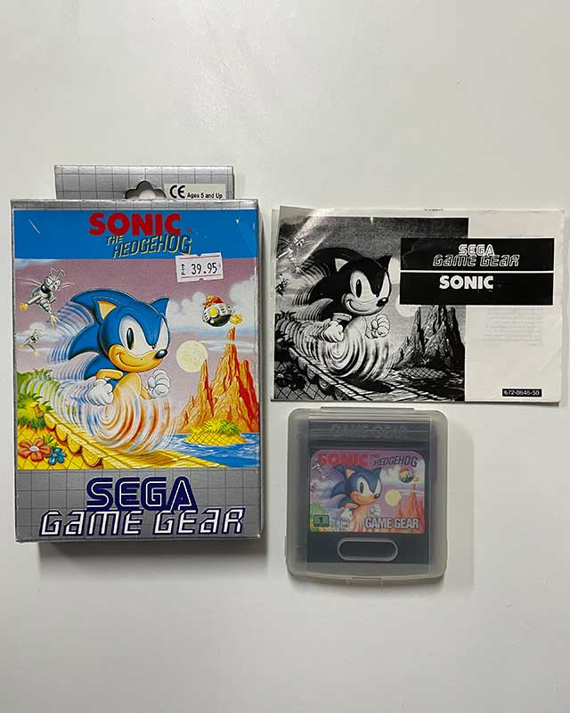 Sega Game Gear - Sonic the Hedgehog - Boxed