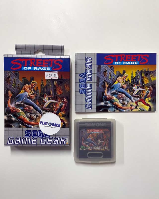 game gear streets of rage Sega Game Gear - Streets of Rage