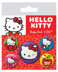 Hello Kitty 5-Piece Badge Pack - Colourful Poses