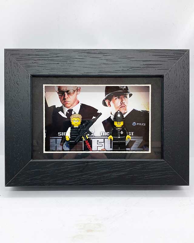 Mini Figure Frame - Hot Fuzz - Duo