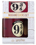 Harry Potter Mug and Socks Set - Platform 9 3/4