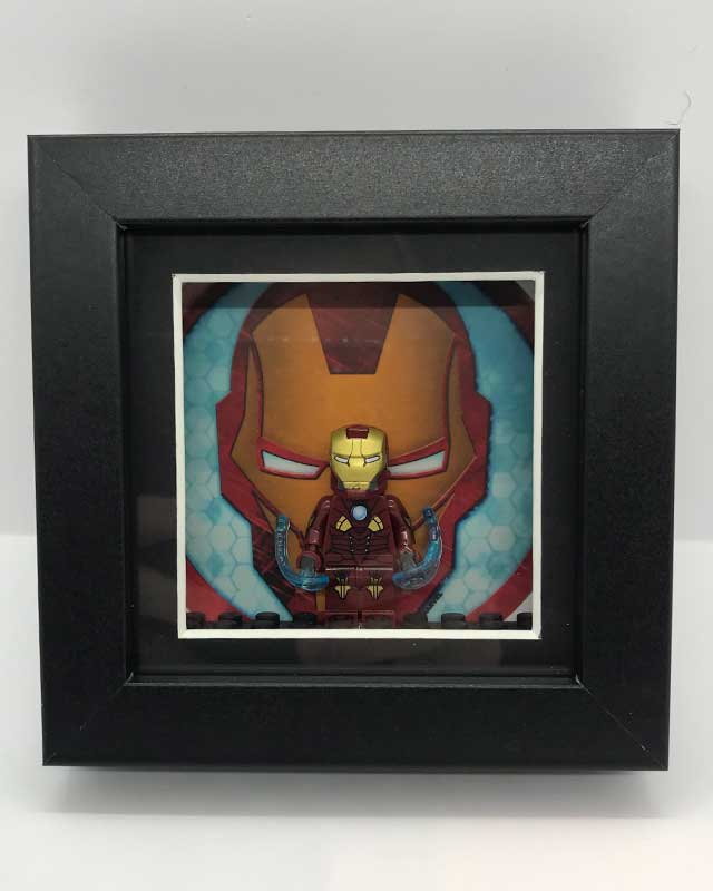 Mini Figure Frame - Iron Man - Single
