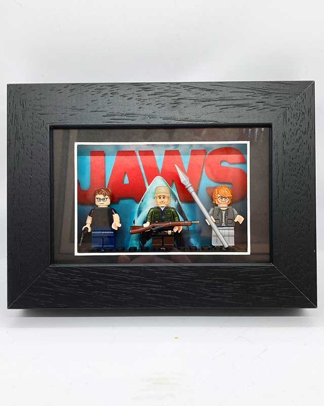 Mini Figure Frame - Jaws - Trio
