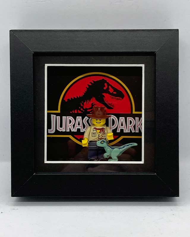 Mini Figure Frame - Jurassic Park Alan Grant - Single