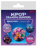 K-Pop Demon Hunters 5-Piece Badge Pack