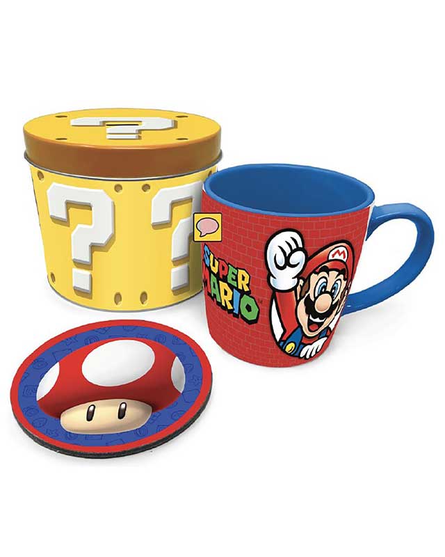 Super Mario Mug in Tin Gift Set