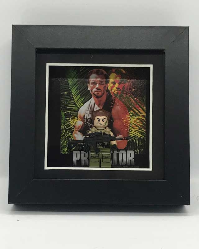 Mini Figure Frame - Predator (Mac) - Single