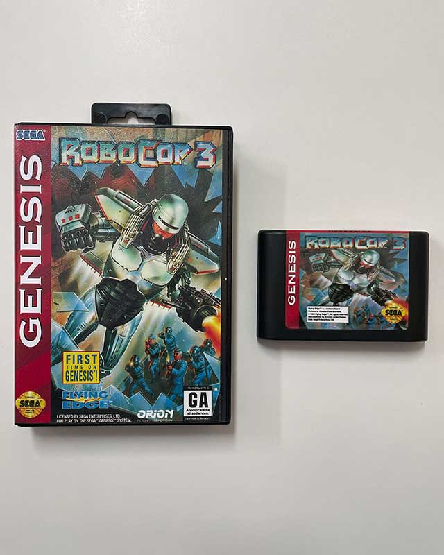 Sega Genesis Game - RoboCop 3 (Boxed)