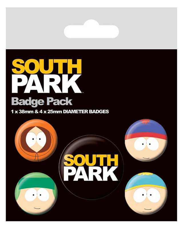 South Park 5-Piece Badge Pack - Faces