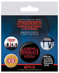 Stranger Things 5-Piece Badge Pack