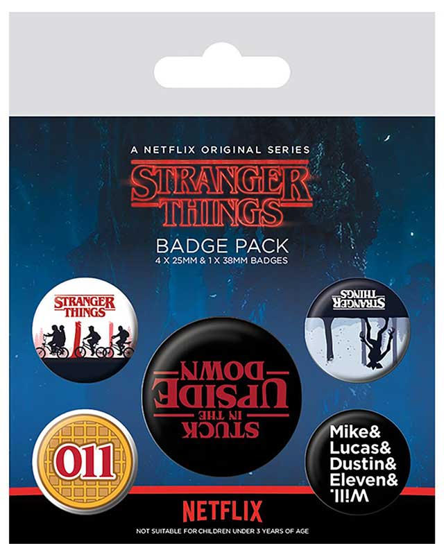 Stranger Things 5-Piece Badge Pack