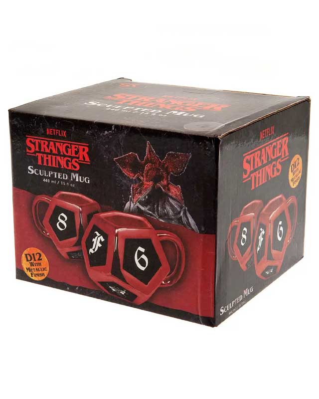 Stranger Things Sculpted Mug - D12 Dice