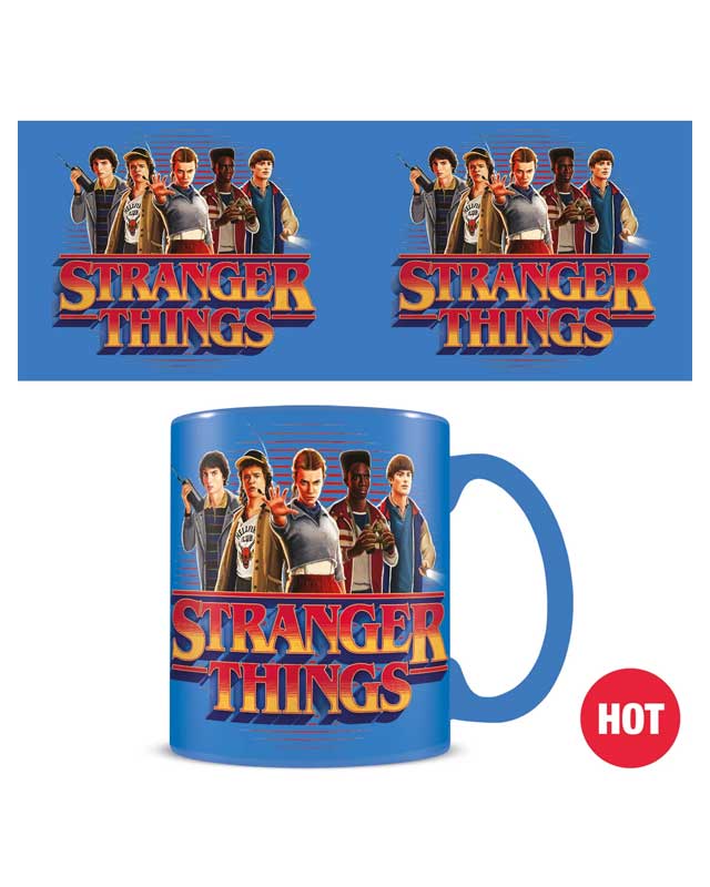 Stranger Things Heat Changing Mug - Eleven and Friends