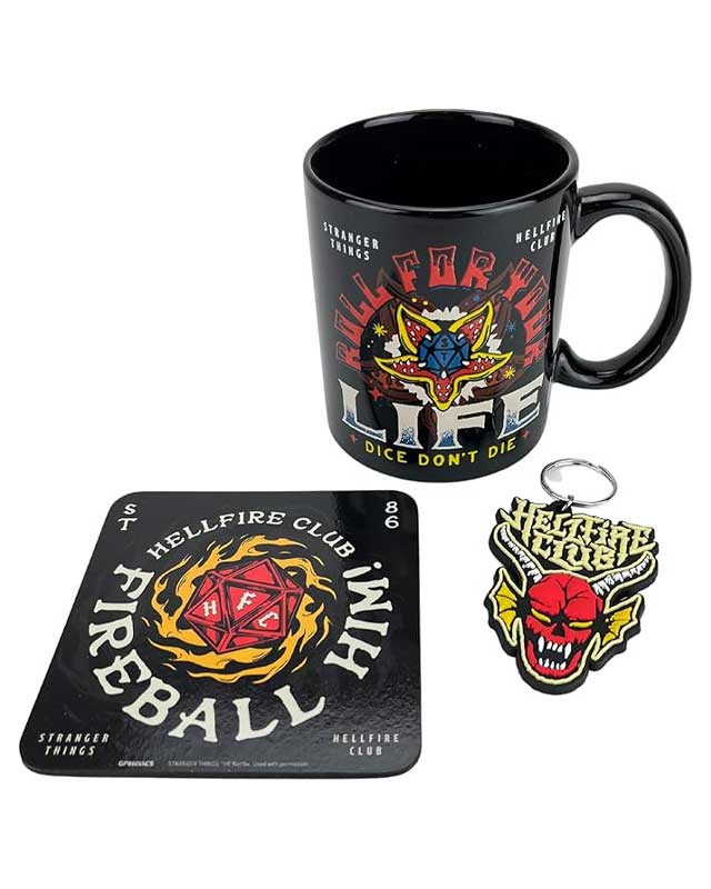 Stranger Things Mug Gift Set - Hellfire Club
