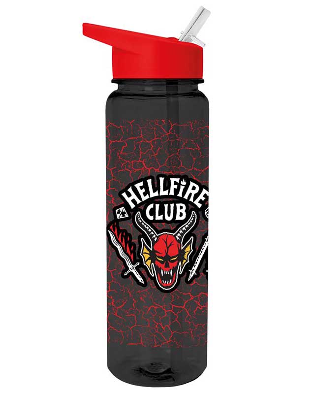 Stranger Things Water Bottle - Hellfire Club
