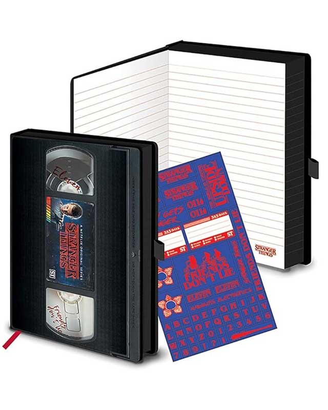 Stranger Things A5 Premium Notebook - VHS