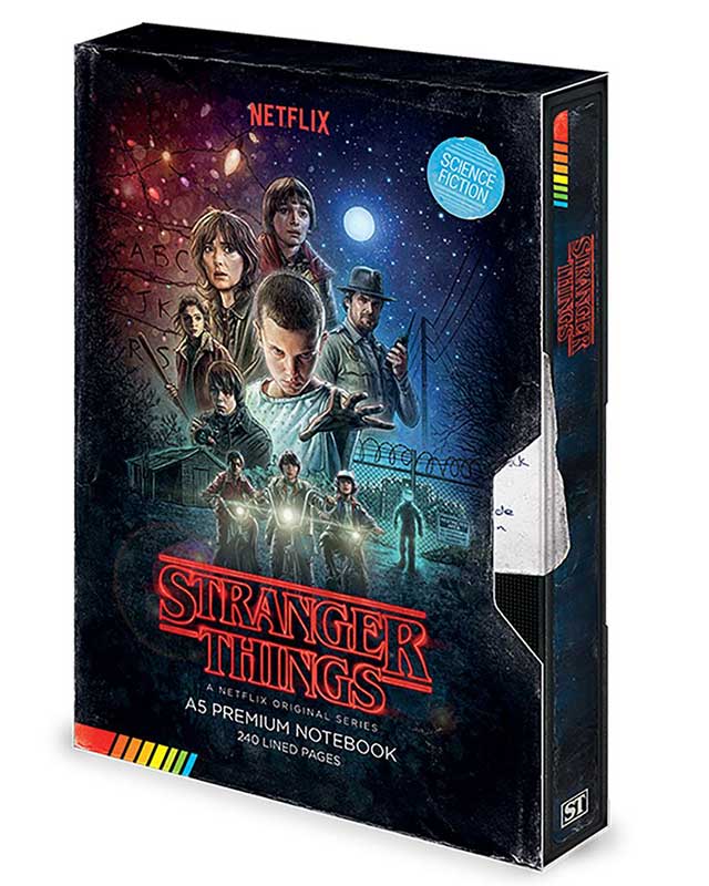 Stranger Things A5 Premium Notebook - VHS