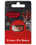 Stranger Things Enamel Pin Badge - Fire Logo