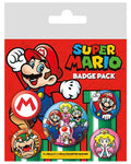 Super Mario 5-Piece Badge Pack - Mario