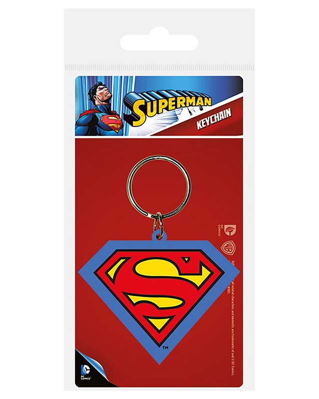 Superman PVC Keychain - Shield Logo