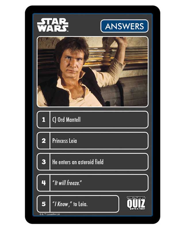 Top Trumps Ultimate Quiz - Star Wars Edition