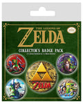 Legend of Zelda 5-Piece Badge Pack - Classics