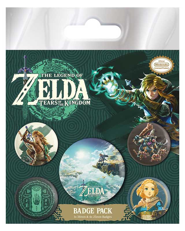 Legend of Zelda 5-Piece Badge Pack - Hyrule Skies